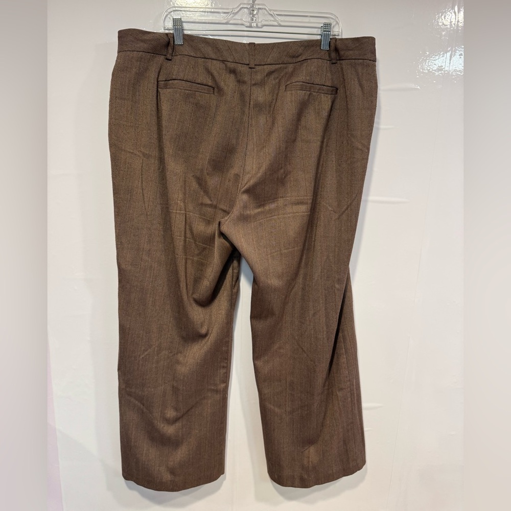 Brown Wide-Leg Van Heusen Trousers - Picture 4 of 4